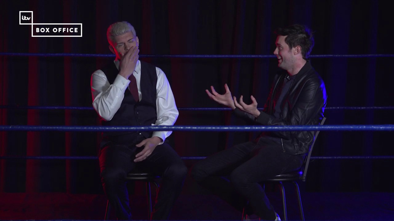 Jack Whitehall interviews Cody Rhodes for ITV Wrestling