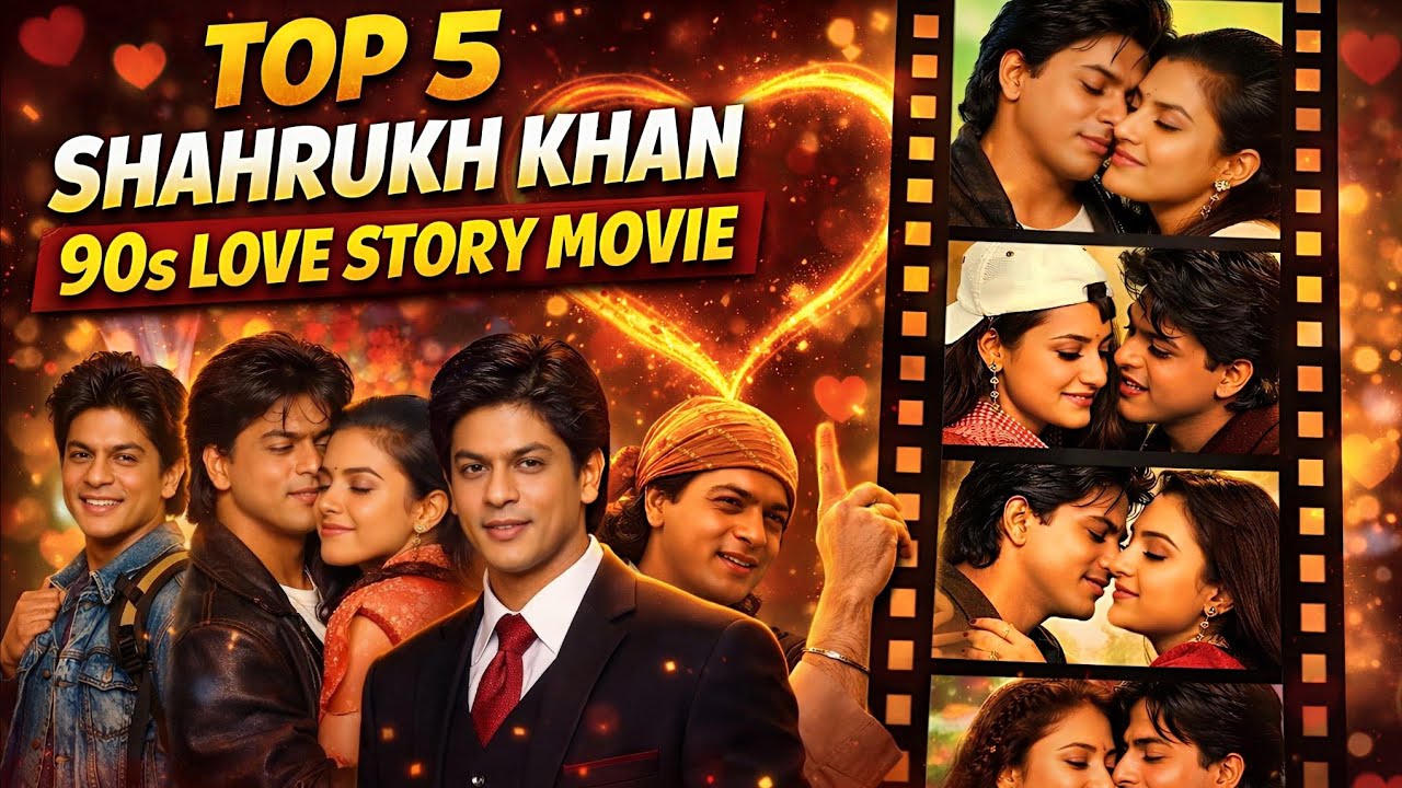Top 5 Sharukh Khan Love Story Movies | Shahrukh Khan Movies| Sharukh Khan| Movies 