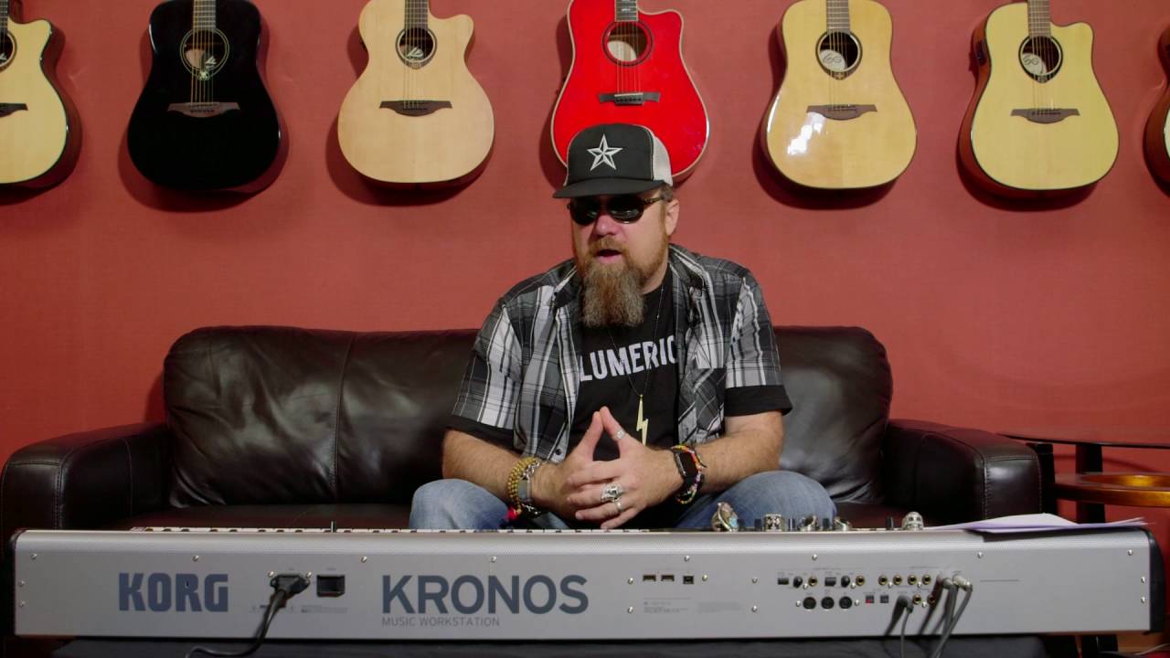 Peter Keys of Lynyrd Skynyrd at Korg USA Studio