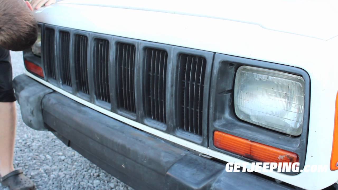 How To: Painting the grill on a 1997 -2001 Jeep Cherokee XJ - GetJeeping