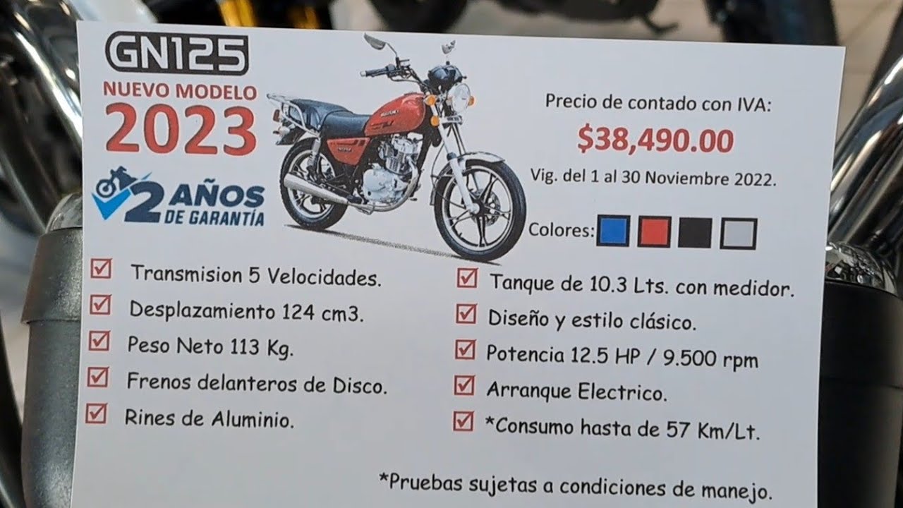 SUZUKI GN125F 2023