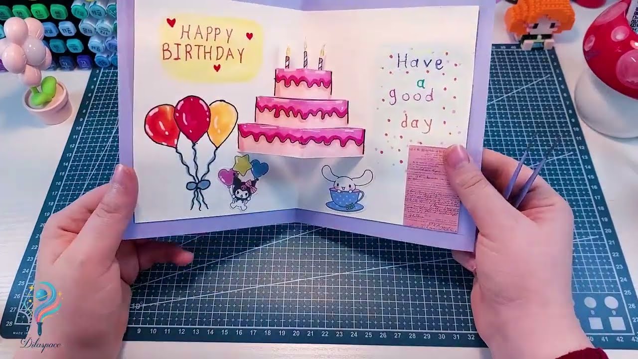 كيف تصنع بطاقة معايدة بأسهل طريقة🫟🎉:How to make a greeting card in the easiest way🫟