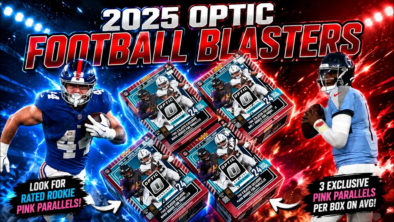 1 of 3 Last of the @target  2025 Panini Optic Football Blaster Boxes | Great RC Pulls #opticfootball