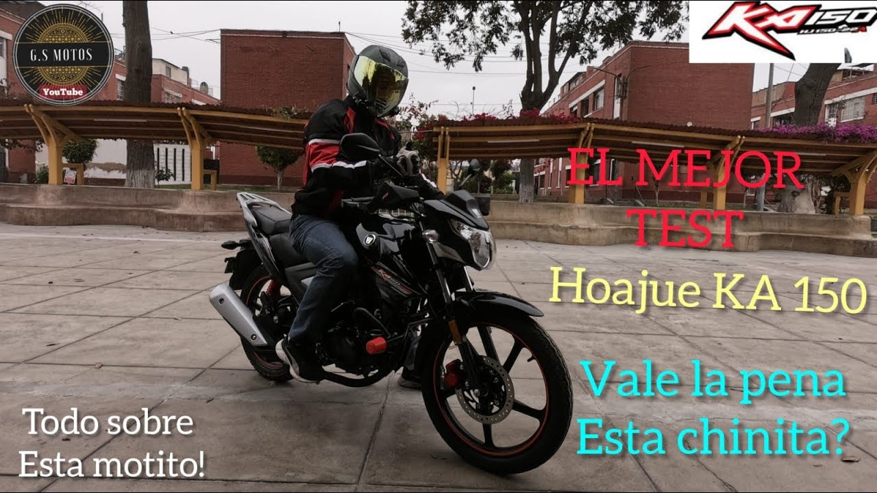 El MEJOR Test Hoajue KA150 - Lima , Perú. Moto para TRABAJO y Principiantes