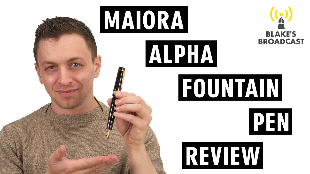 Maiora Alpha Oroblu Fountain Pen Review 4K