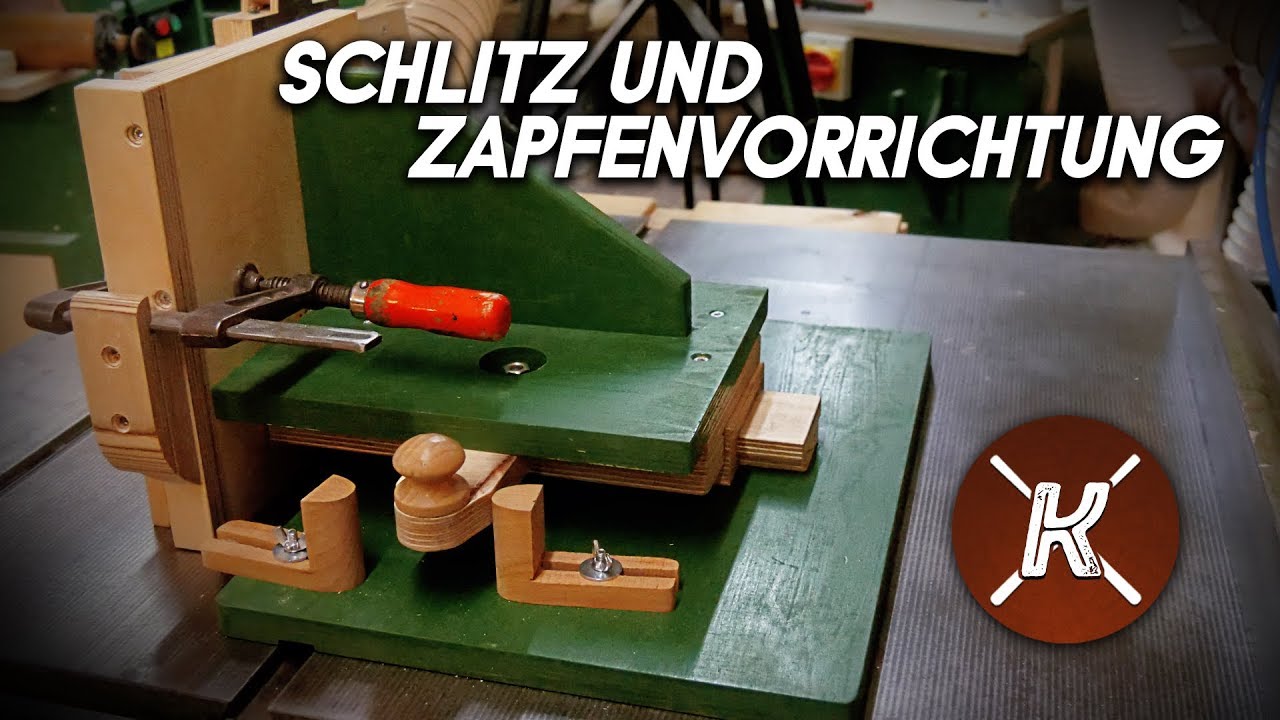 Schlitz und Zapfenverbindungen an der Tischkreissäge mit dieser Vorrichtung herstellen