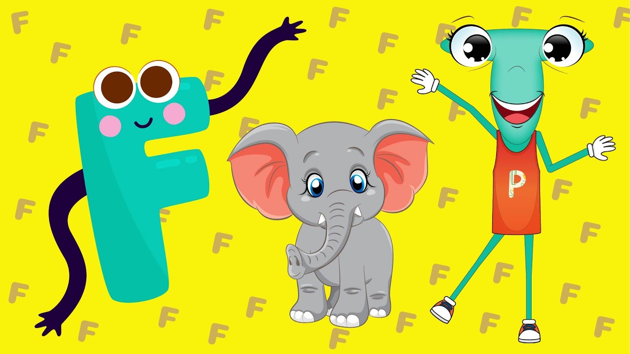 F Sesi Şarkısı | F Harfi | ABC Alfabe | Poki ile Harfleri Öğreniyorum #çizgifilm #alfabe