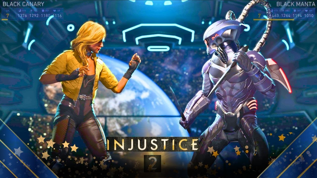 Injustice 2 - Black Canary Vs. Black Manta