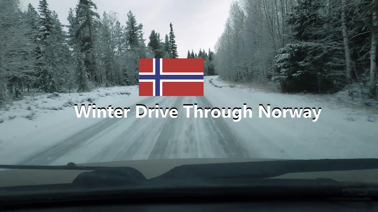 Winter Drive in Norway | Rendalen to R&oslash;ros  Peaceful 4K Road Trip with Mixed Music for Relax & Focus