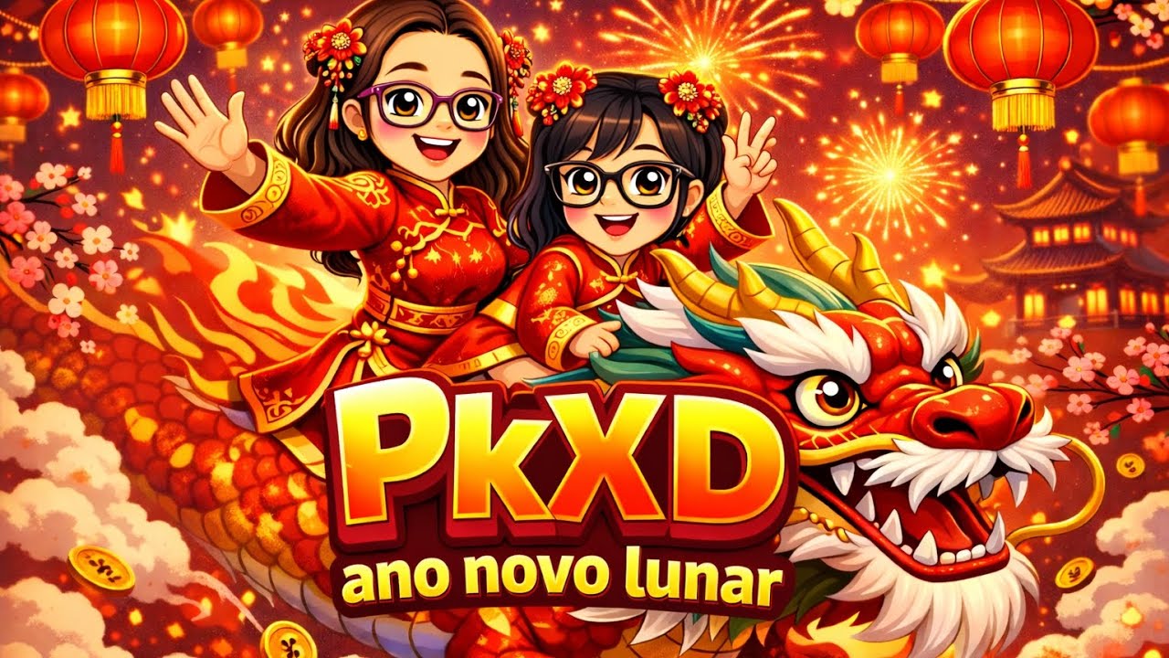 Reagimos a nova atualização, vem ver!🐉🧧🎆😍/PKXD 