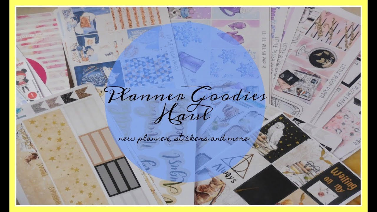 Planner and Sticker Haul || 2018 Planner Haul || New Year New Planner