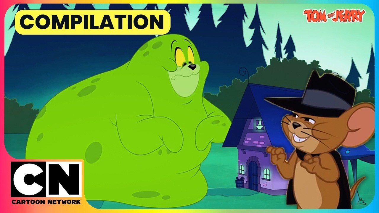 Green Blob Takeover!🟢⚡| Tom & Jerry🐭| Cat and the Mouse✨| @cnindia ​
