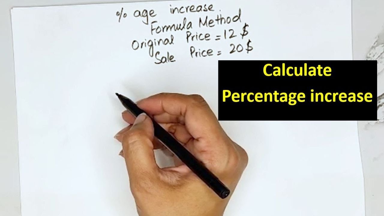 How to Calculate Percentage Increase -