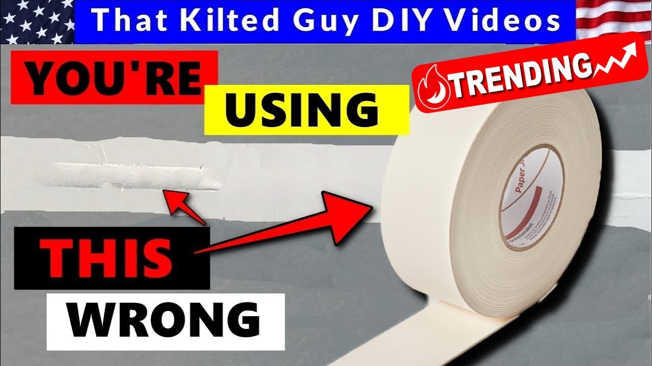 You're Taping Your Drywall WRONG, and THIS is why it FAILS!