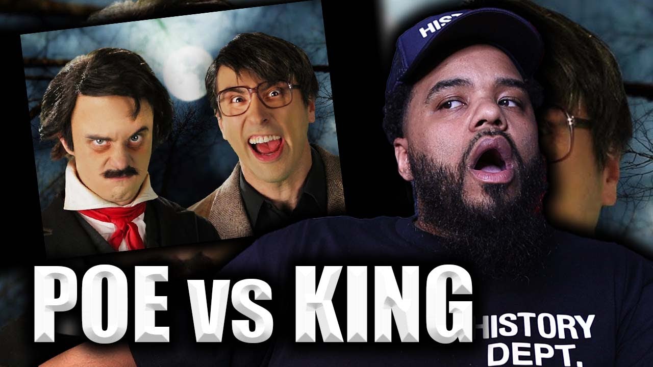 ERB- Stephen King Vs Edgar Allen Poe- EPIC RAP BATTLES OF HISTORY- HIP HOP HEAD REACTS