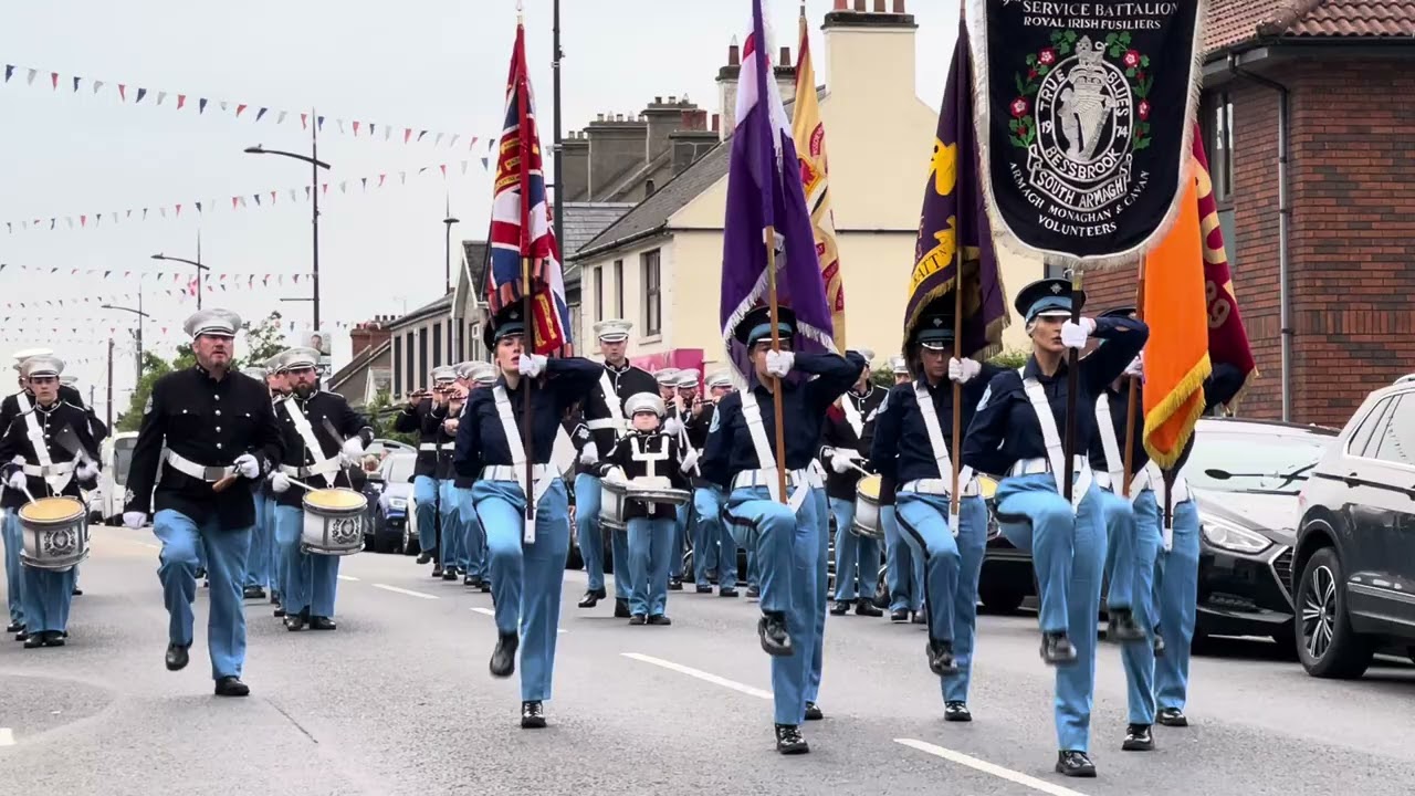 Bessbrook True Blues flute band @ Pride of Ballinran Parade 2024