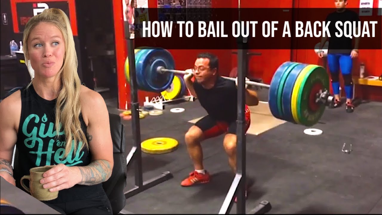 How To Bail Out Of A Back Squat