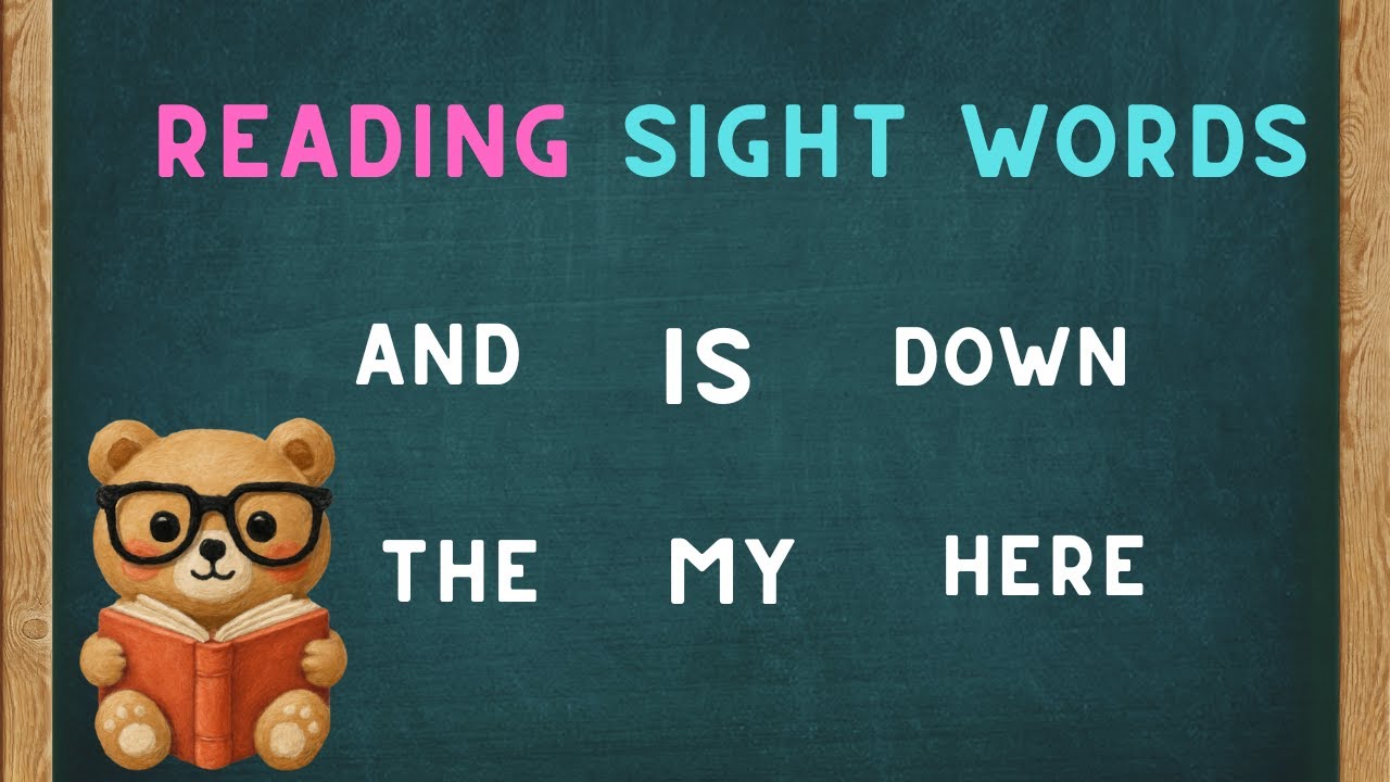 Sight Words for Kids | Early Reading Practice.