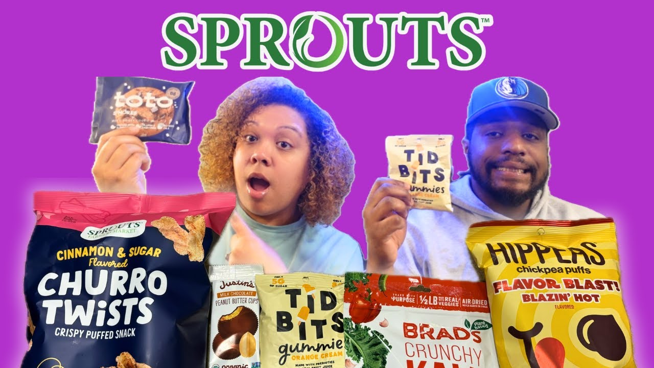 TRYING SPROUTS SNACKS *DISGUSTING KALE CHIPS*