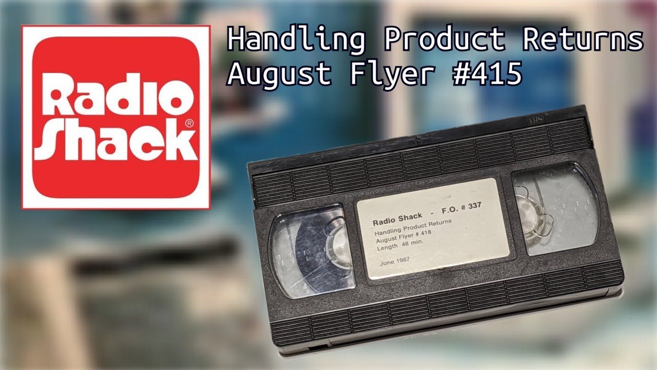 Radio Shack Handling Product Returns - June 1987
