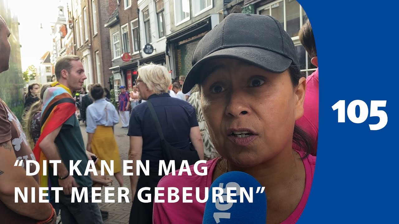 Protest tegen LHBTIQ+ geweld na mishandeling: ‘Doen er alles aan om de dader te pakken' | Haarlem105