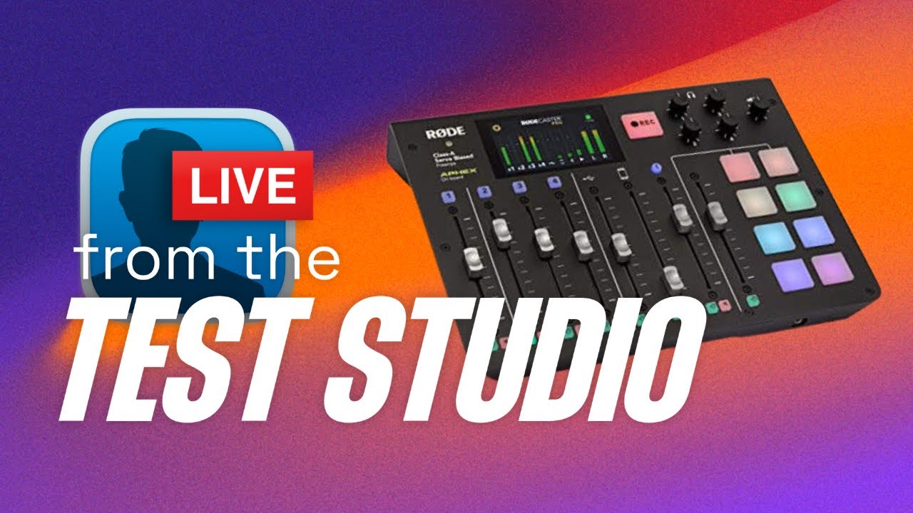 How to Setup a Rodecaster Pro: Live From the Test Studio