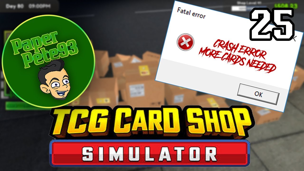 Game Crashed on Me! 😱 TCG Card Shop Simulator Chaos! ♦ EP25