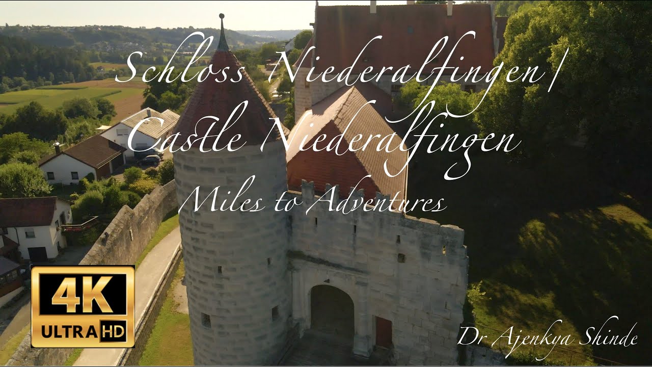 Castle Niederalfingen / Burg Niederalfingen / Marienburg / South - Germany in 4K UHD