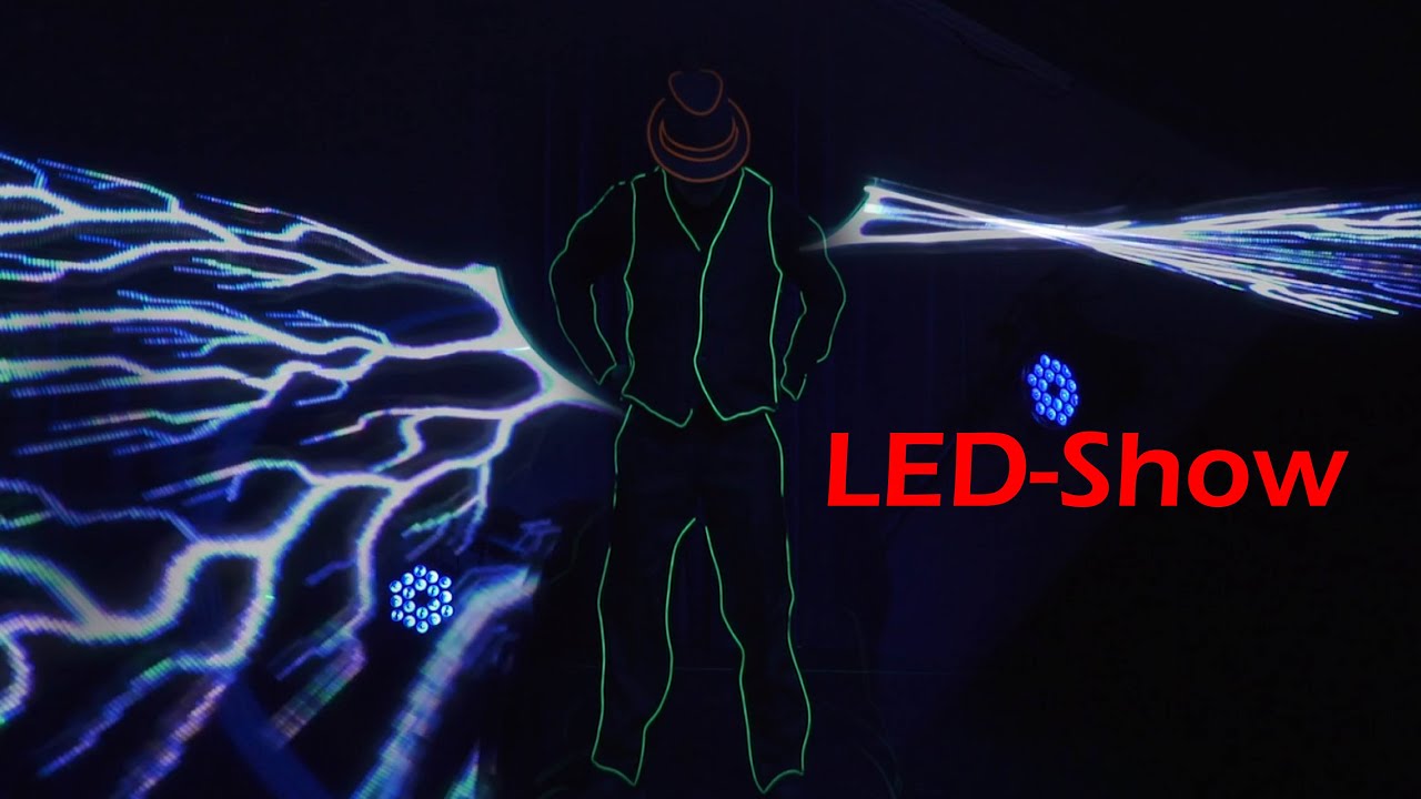 Led Show und Licht-Jonglage