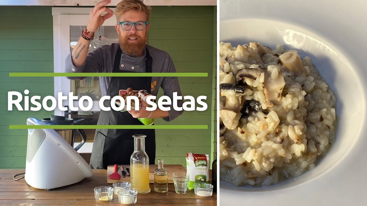 Risotto de champiñones en Thermomix