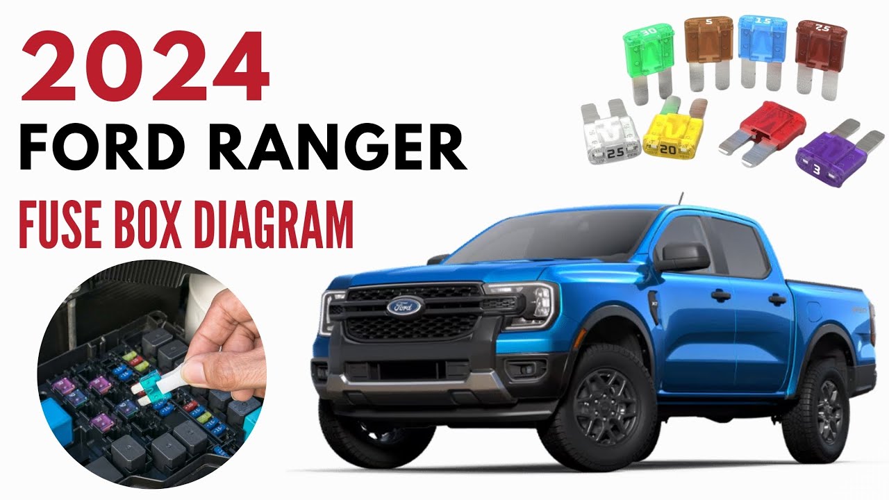 Предохранители и блок предохранителей FORD Ranger 2024 года | Как починить перегоревший предохран...
