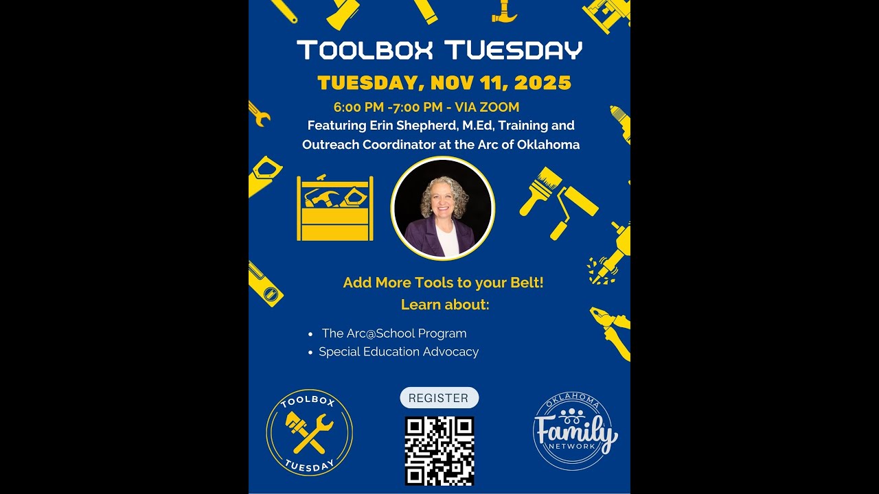 Toolbox Tuesday with Erin Shepherd (Arc of Oklahoma)