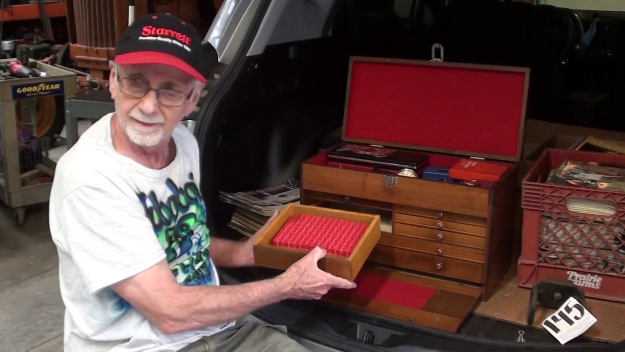 Pete Buys a Starrett Treasure Chest TIPS #647 tubalcain