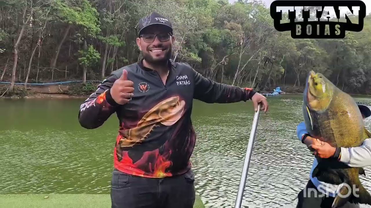Pesqueiro Pantanosso no frio com muito tamba na ponta da linha 