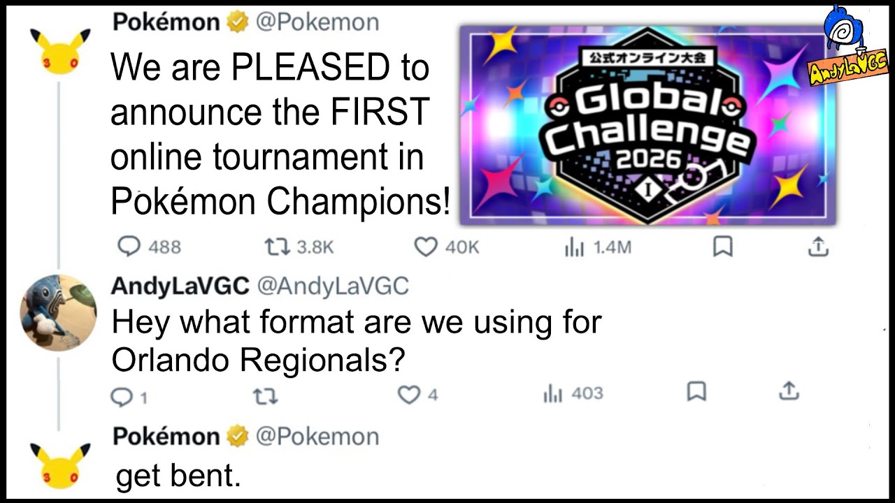 Новостной цикл, посвященный Pokemon Champions, — это полный бардак.