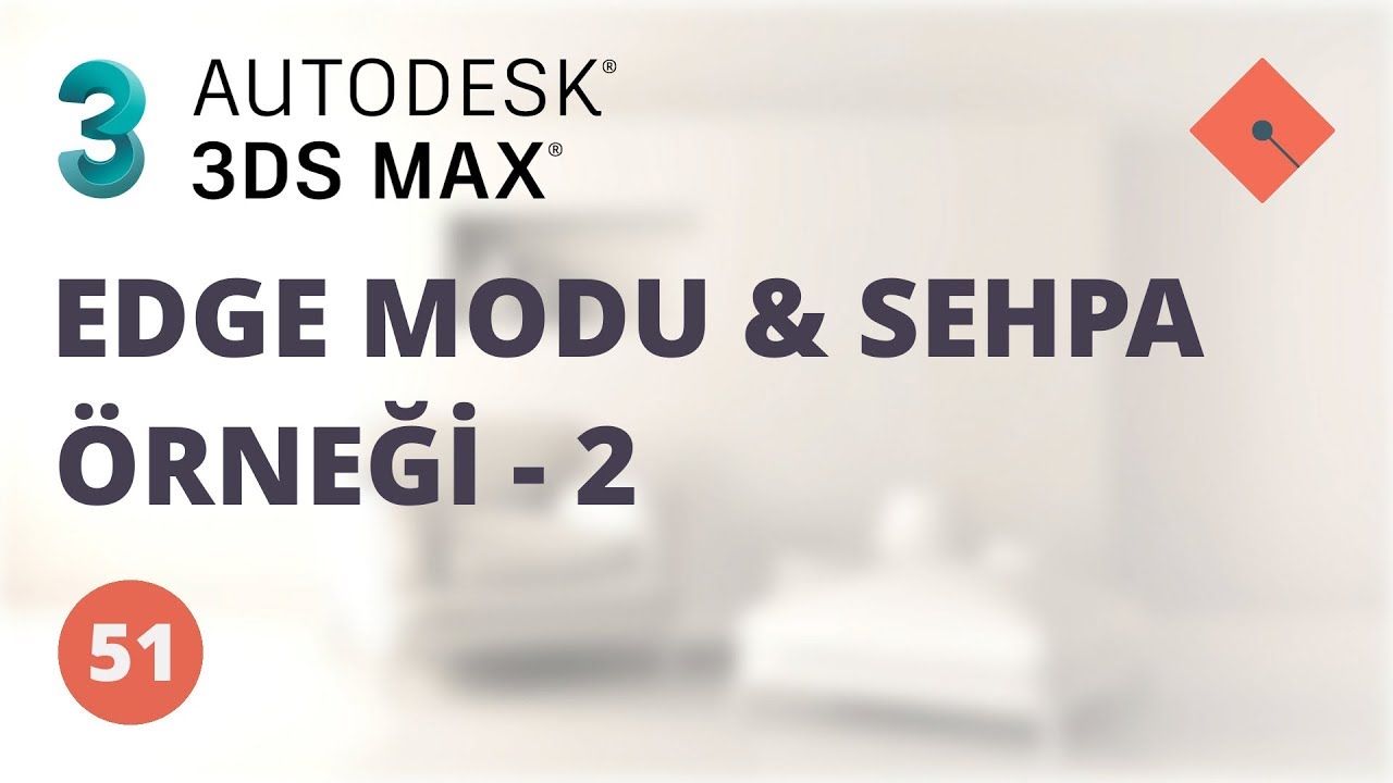 3ds Max Dersleri #51 | Edge Modu ve Sehpa Örneği - 2
