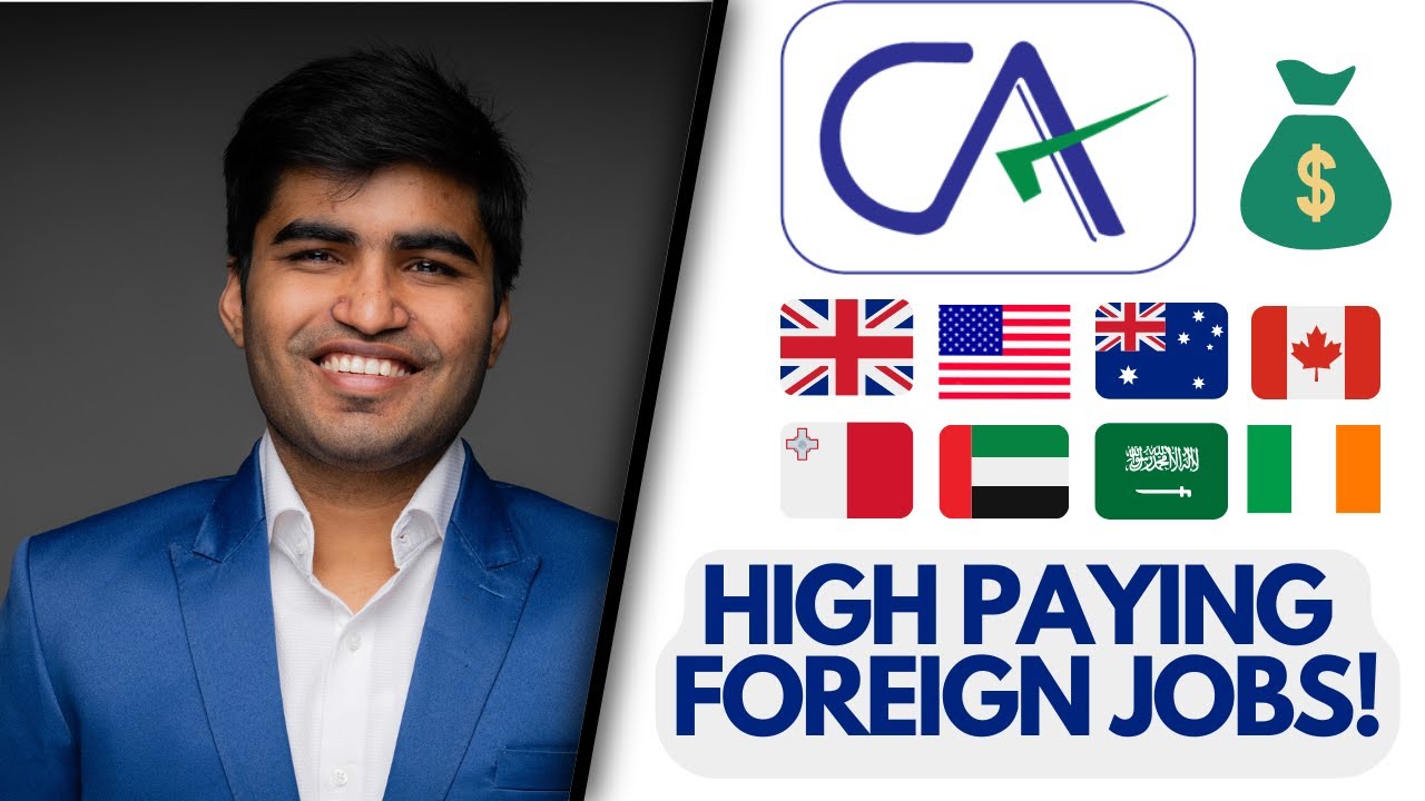 High Paying Job Abroad After CA | Chartered Accountant Jobs for Freshers | Prem Kumar ACA