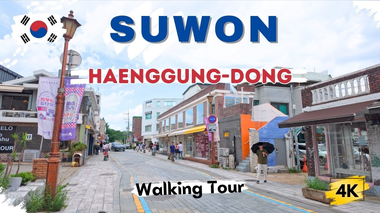 [4K] Suwon Hidden Streets Walk | Around Haengnidan-gil &ndash; Caf&eacute;s, Murals & Local Charm - 2025