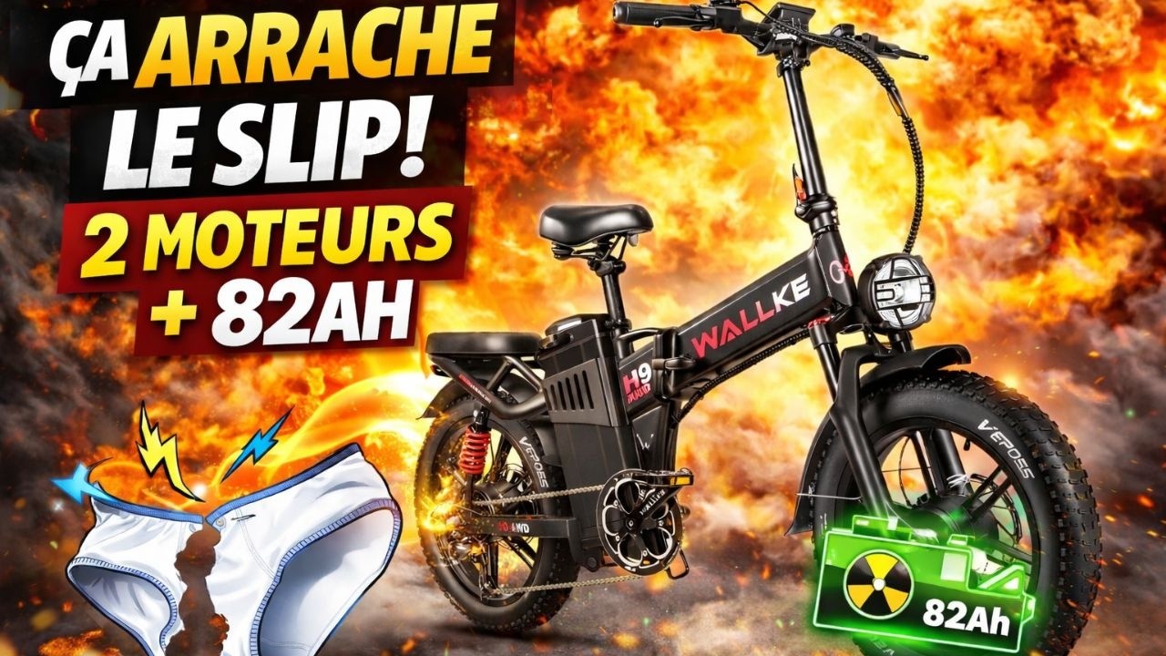 👉 Le WALLKE H9 AWD : 2 moteurs qui ARRACHENT LE CALBUTE 😱 82Ah de FOLIE