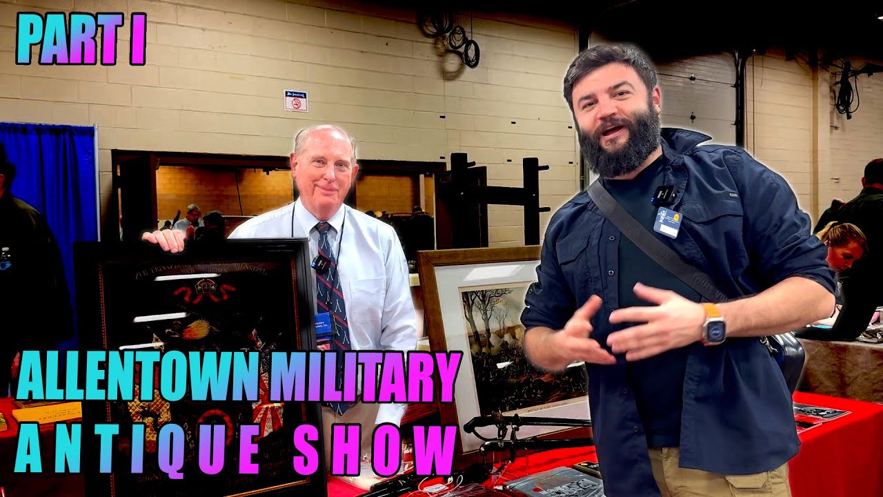 Rare Military antiques in USA 2023. ALLENTOWN show, warstory interviews.