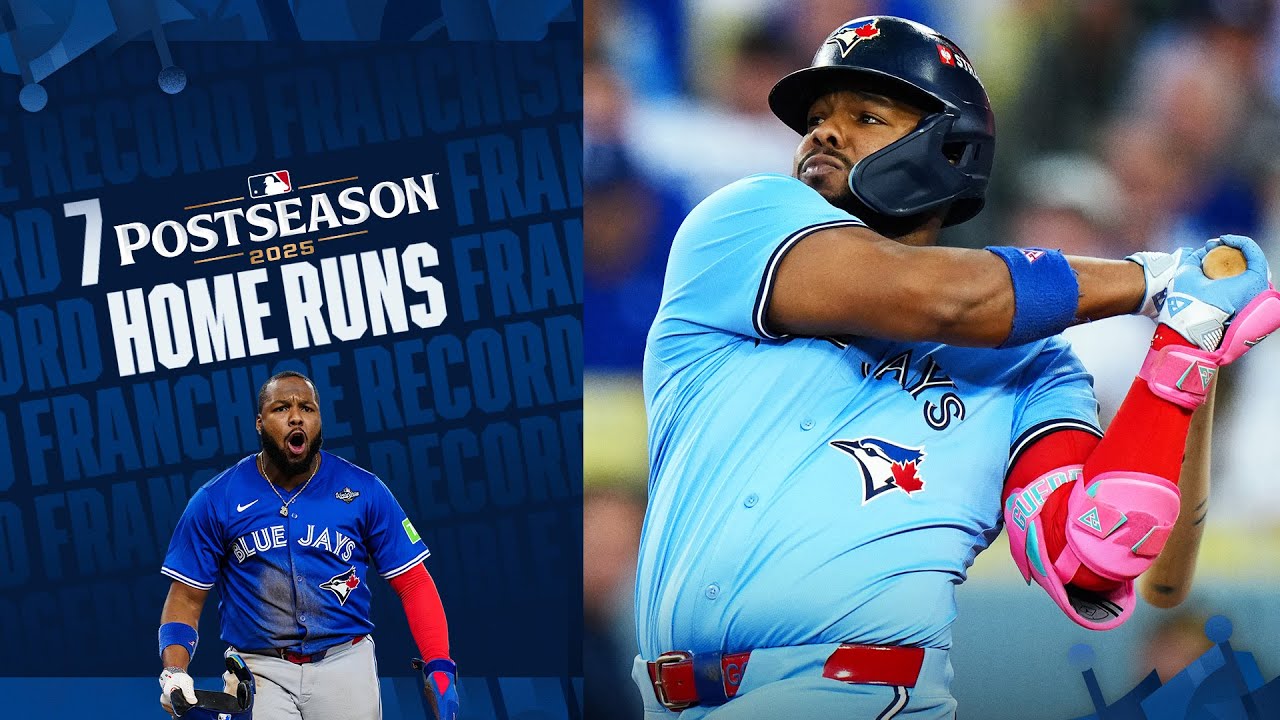 LUCKY NUMBER 7️⃣! Vlad Guerrero Jr. is now up to 7 Postseason HRs (Blue Jays franchise record!)