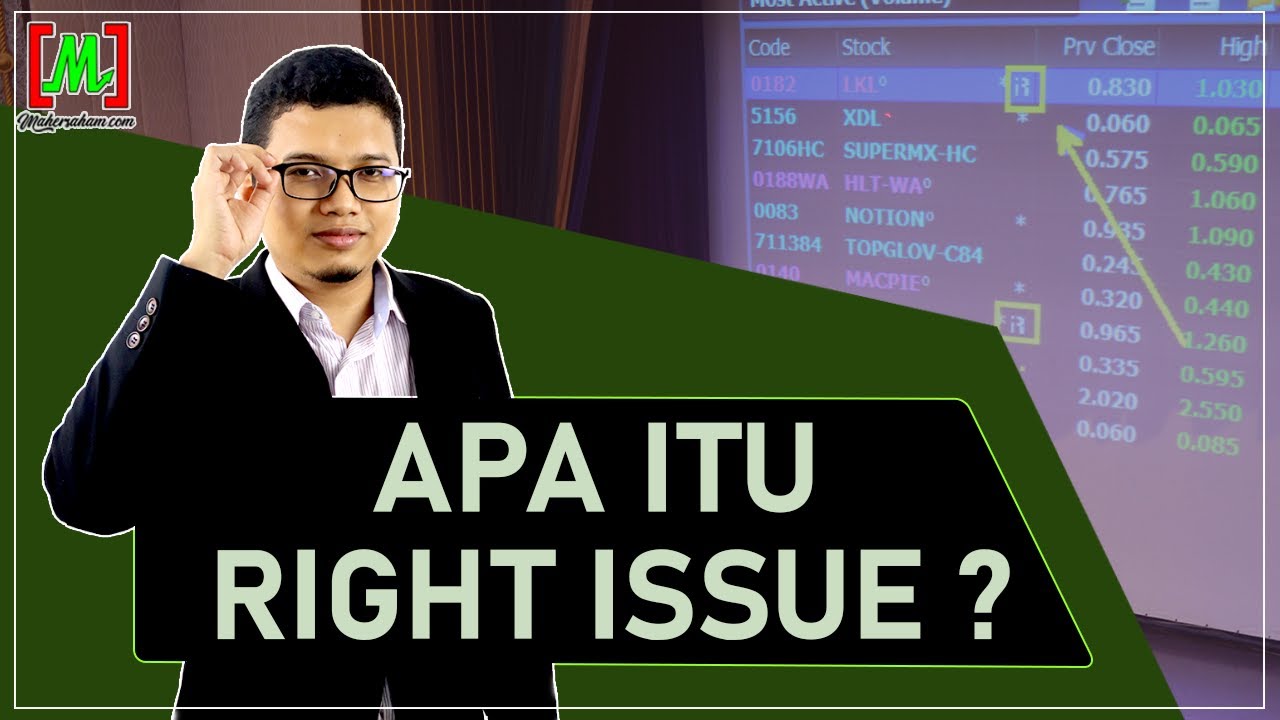 Apa itu Right Issue | Stock Market | Trading Strategy