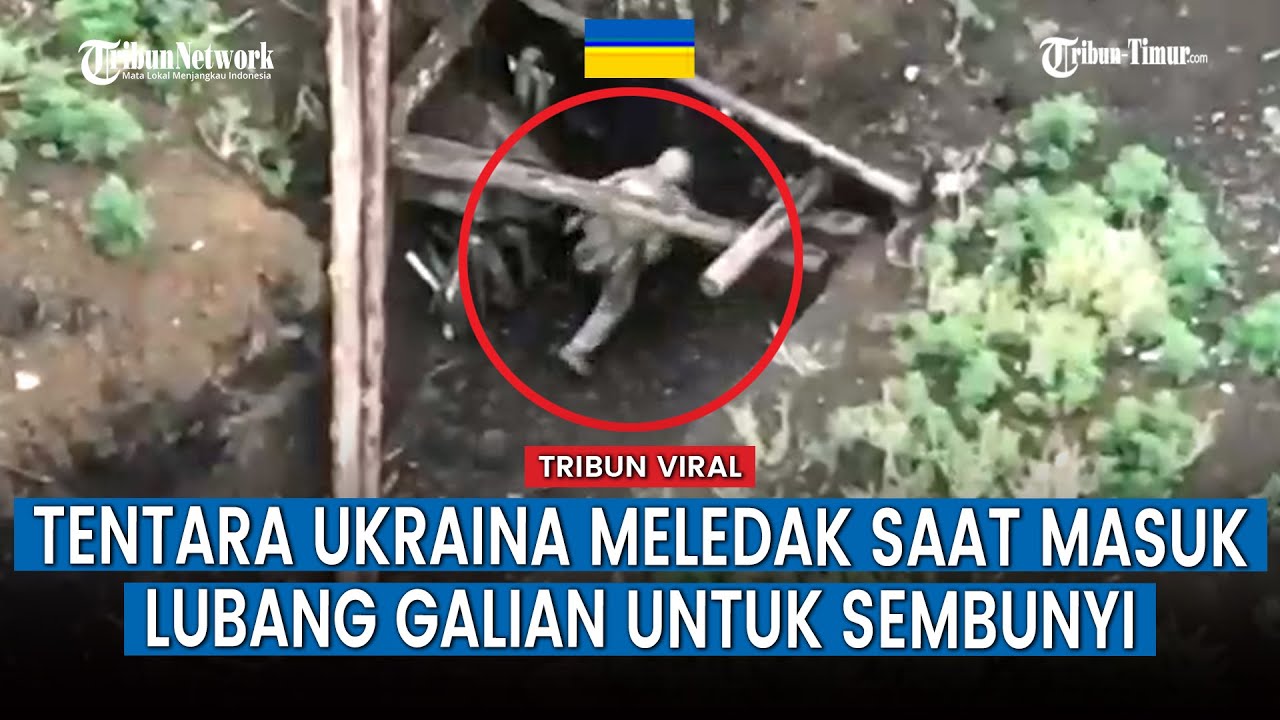 Ledakkan Ruang Galian Militer Ukraina, Begini Aksi Brutal Operator UAV Rusia