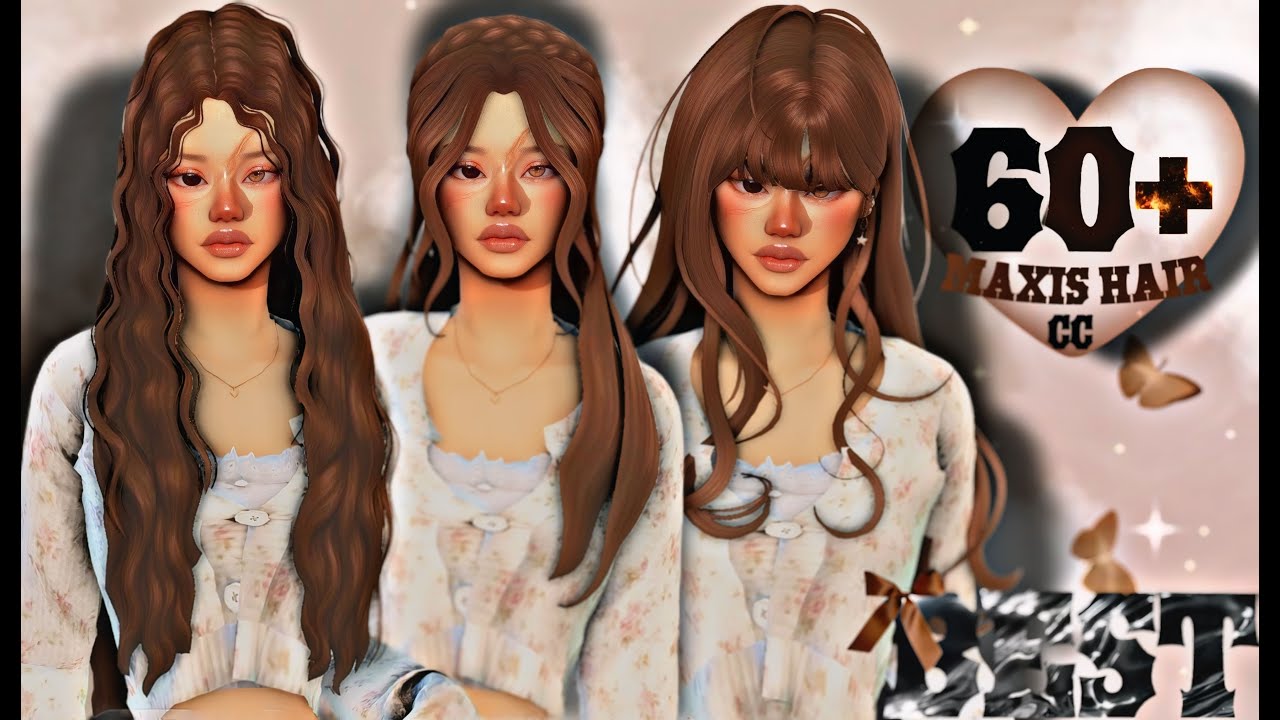 MAXIS MATCH HAIR CC +LINKS | the sims 4  BEST