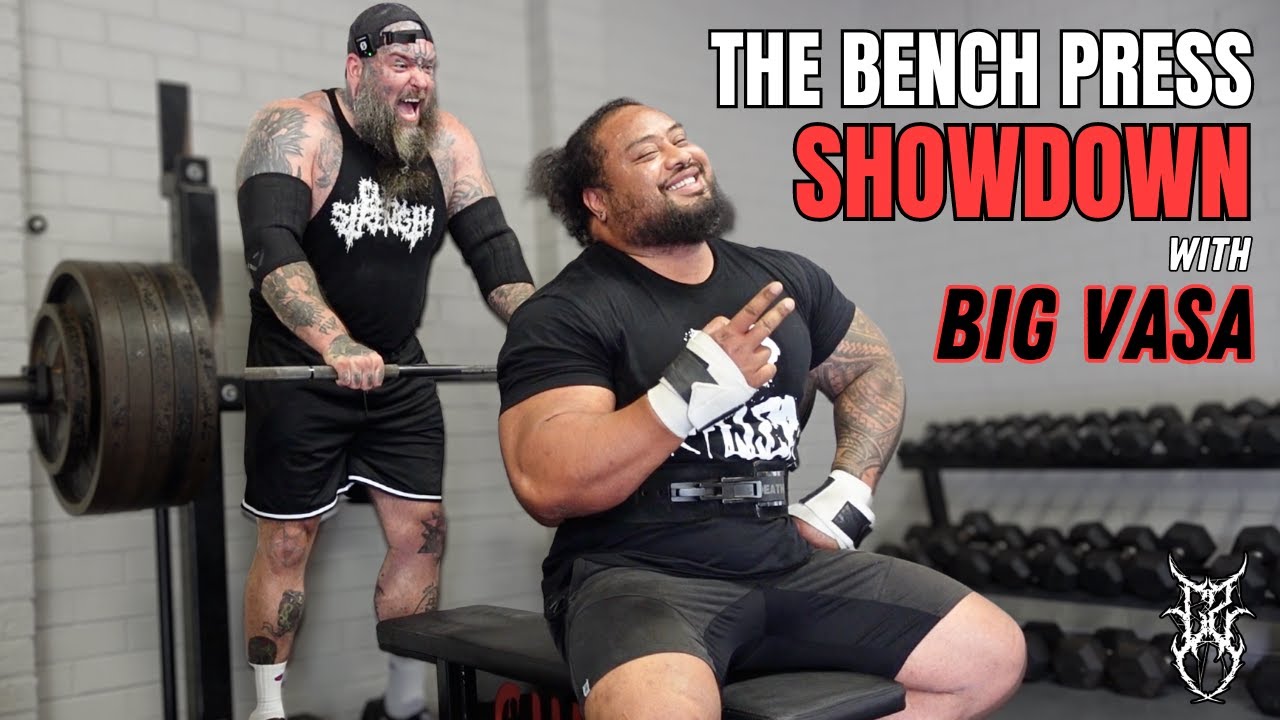 BENCH PRESS SHOWDOWN WITH THE BIGGEST BENCHER IN AUSTRALIA !!!