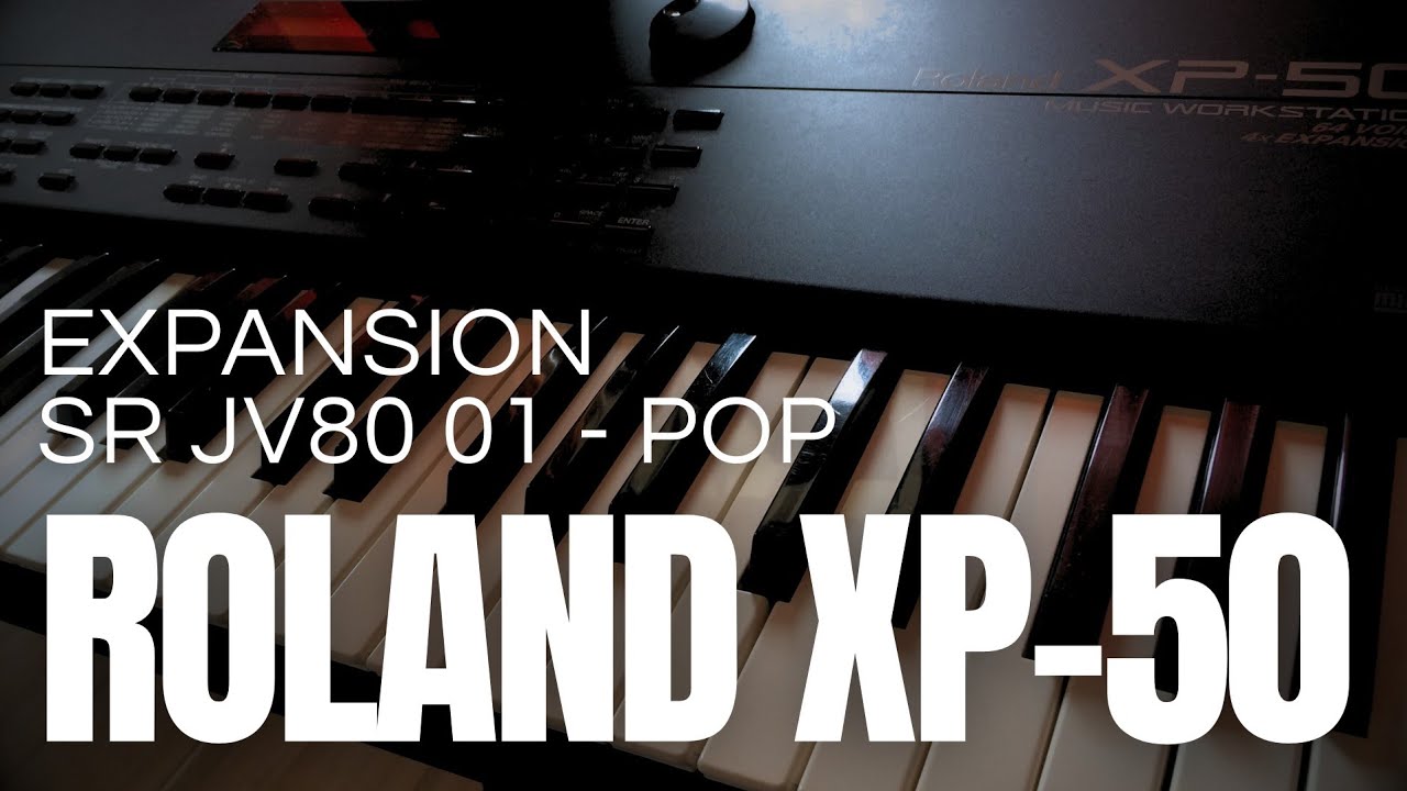 Expansion Roland SR - JV80 - 01 Pop (Placa de expansão)