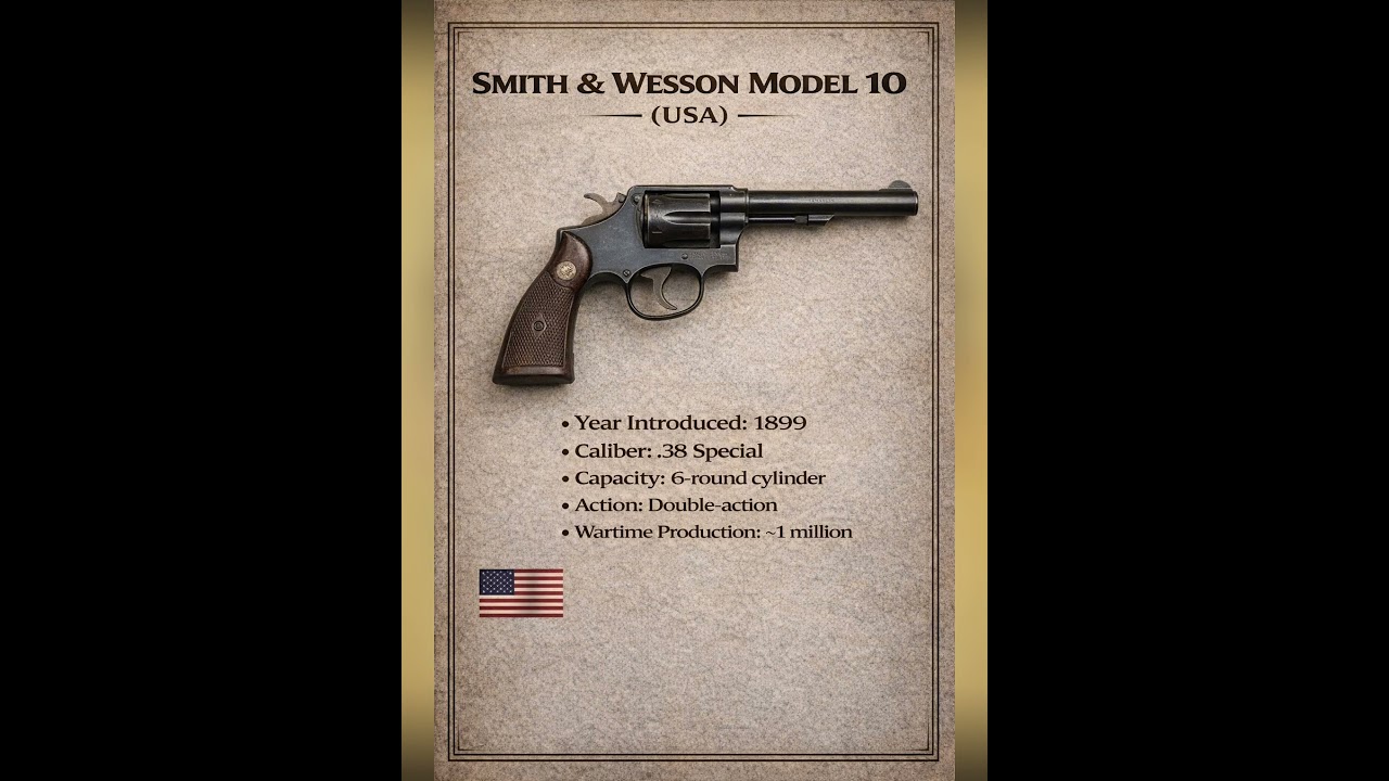 Smith & Wesson Model 10 – America’s Service Revolver