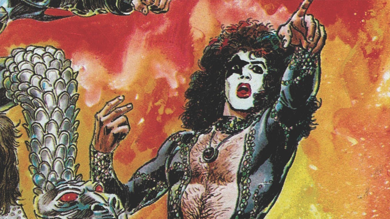 KISS printed comics using their own blood?!