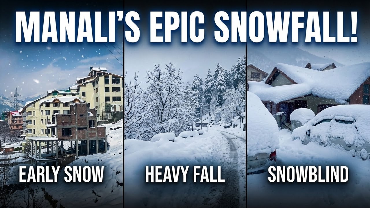 Manali snow falls |Manali Tourist Places | Manali Trip | Manali Travel Guide | Himachal Pradesh