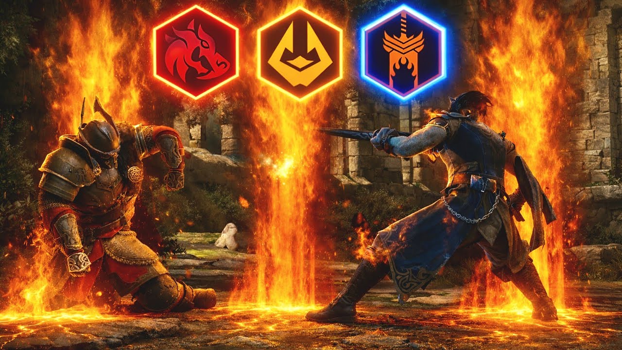 Blazing Inferno Build 🤯 ── Lord Gideon Got Defeated By Fire Sets🔥| Shadow Fight 3 🔥